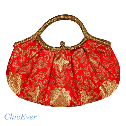 Tasche aus Seide, Handtaschen, Damentaschen, Asiatisch, 5313 - zum Schließen ins Bild klicken